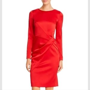 NWT $910.00 PAULE KA Women's Sheath Dress Business Long Sleeves 36 US 2